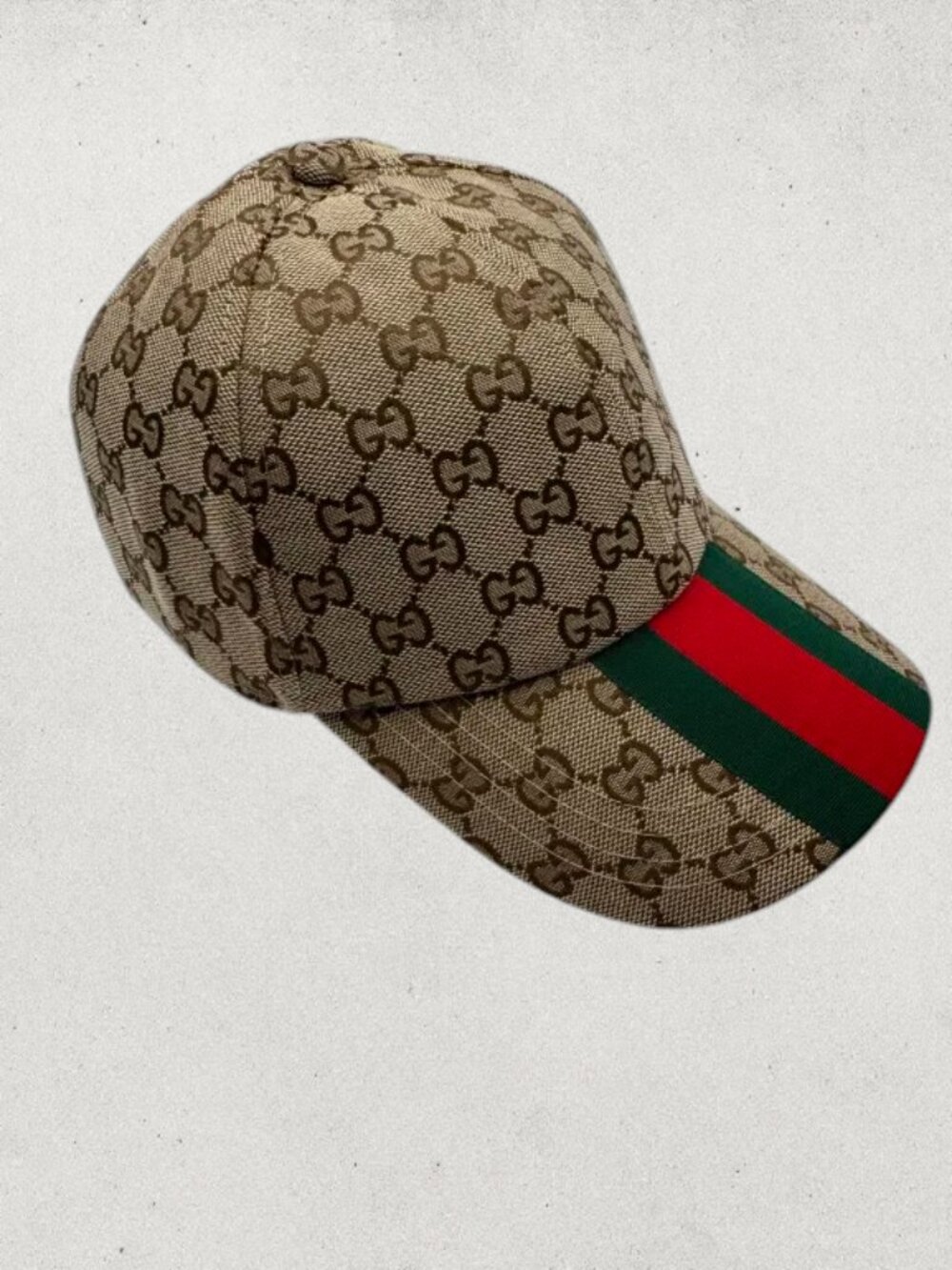 Gucci GG Canvas Baseball Hat - Beige - One Size